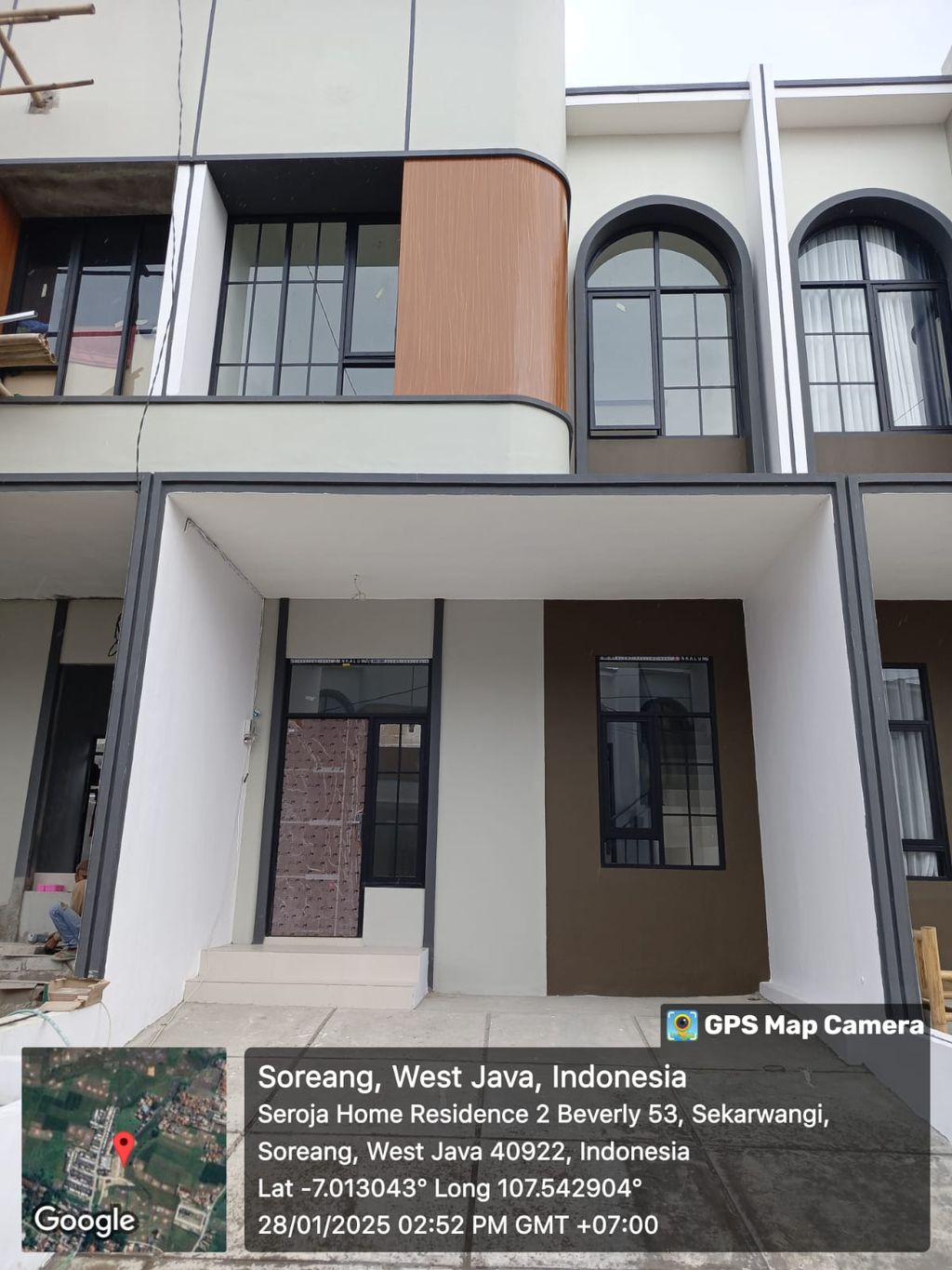 foto tampak rumah tipe 38 Compact (2 kamar) (535) perumahan Cluster Beverly