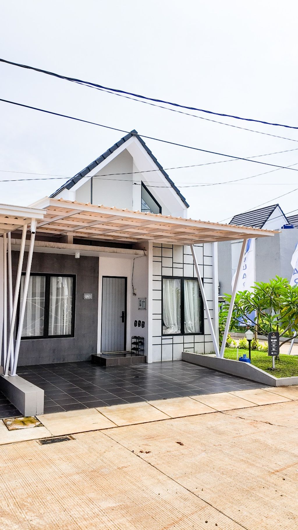 foto tampak rumah tipe QUARTZ - 45/149 perumahan PERUMAHAN PERMATA CIMANGGIS THP 3