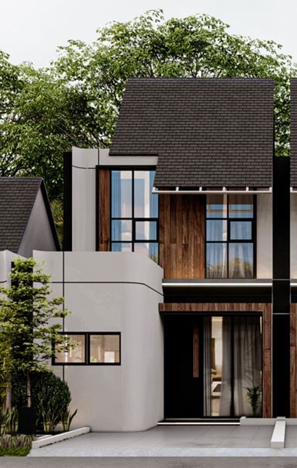 foto tampak rumah tipe CALGARY NEO LITE (Hook 91) perumahan Perumahan Citaville Pedurungan