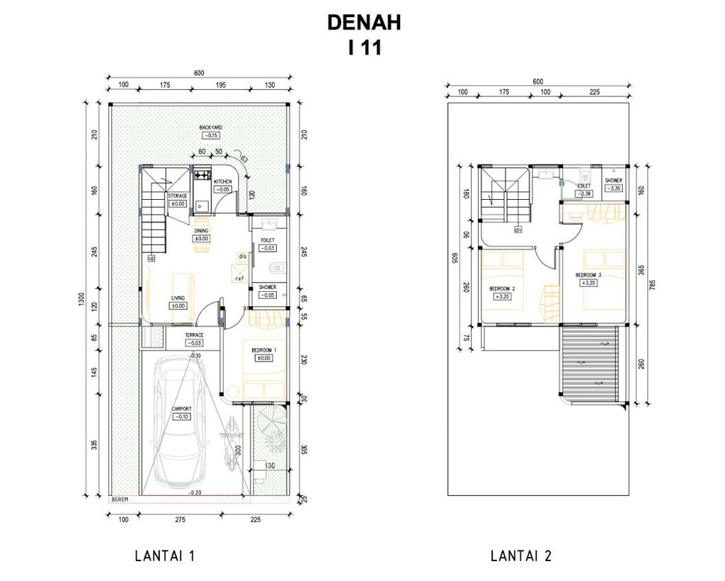 foto denah rumah tipe CALGARY NEO LITE (Hook 78) perumahan Perumahan Citaville Pedurungan
