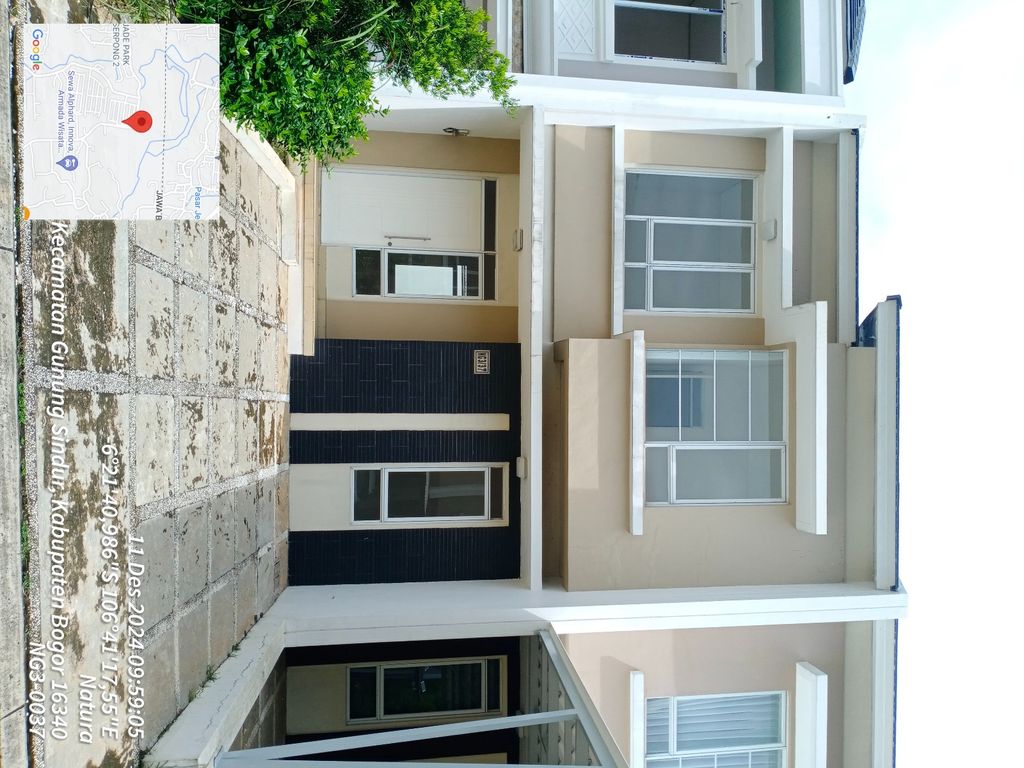 foto tampak rumah tipe NG 3 -37 perumahan SERPONG NATURA CITY