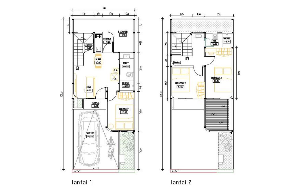 foto denah rumah tipe CALGARY NEO CLASSIC perumahan Perumahan Citaville Pedurungan