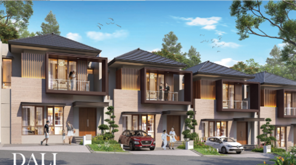 foto tampak rumah tipe DALI E.05/60 perumahan PERUMAHAN CITRA CITY SENTUL KAWASAN PREMIUM