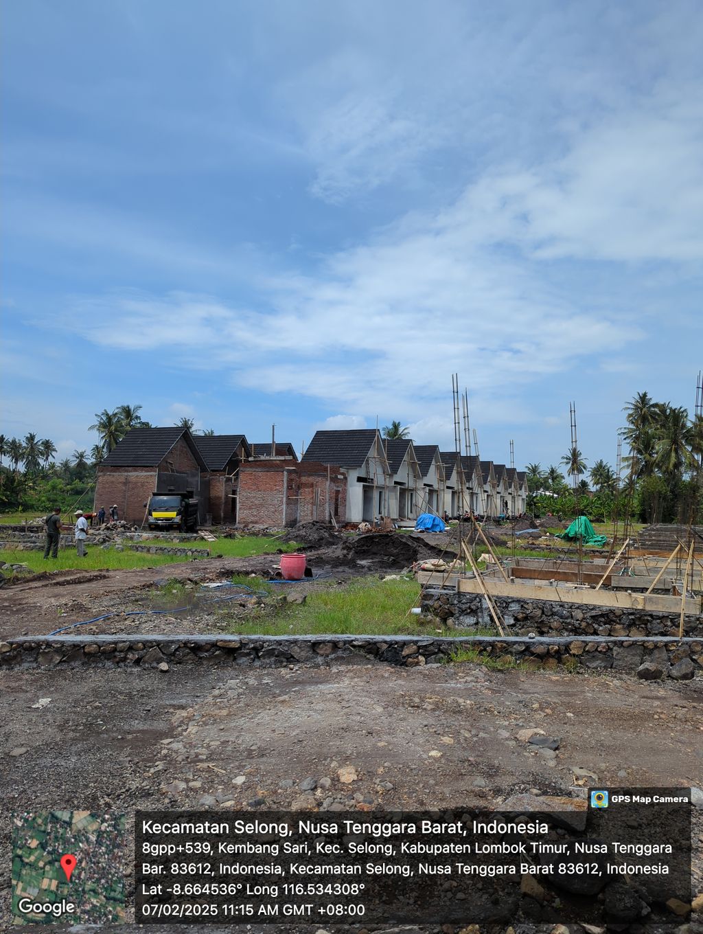 foto posisi tengah perumahan PESONA KEMBANG SARI