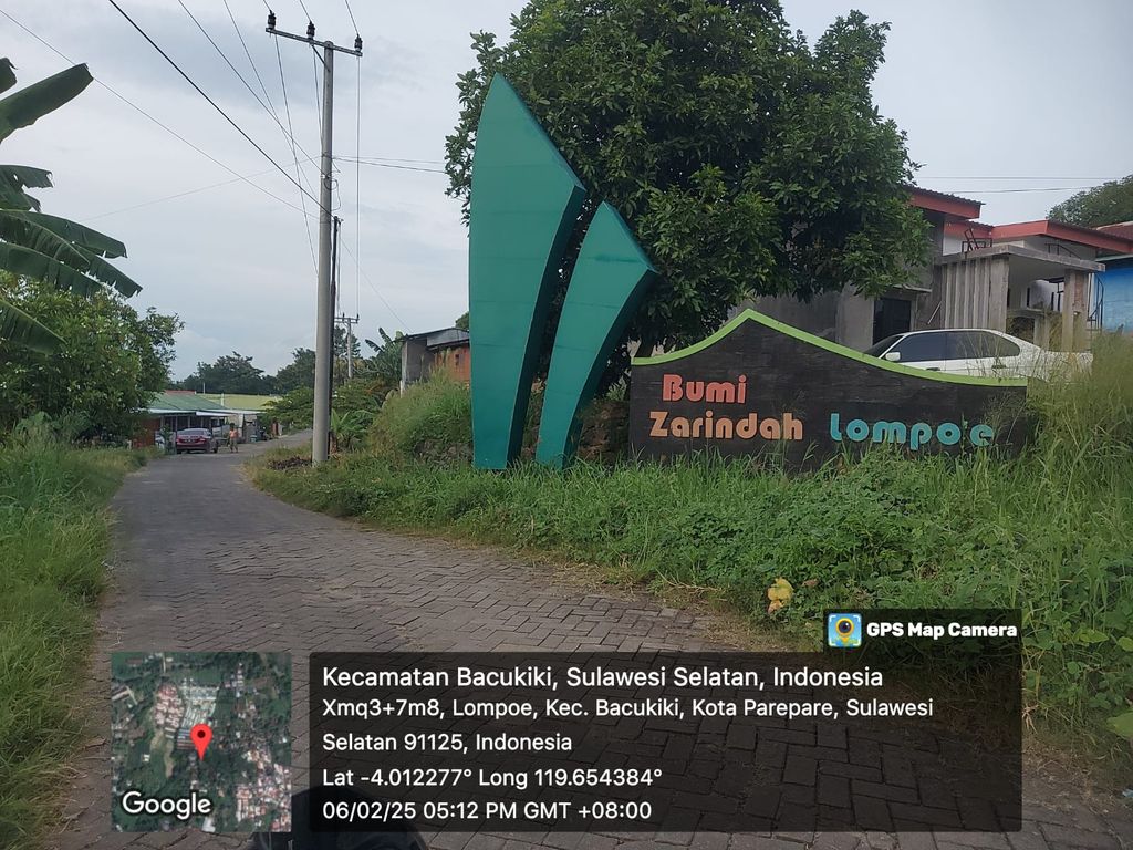 foto gerbang perumahan BUMI ZARINDAH LOMPOE TAHAP 2
