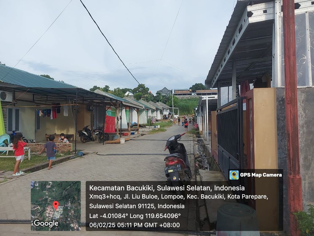 foto posisi tengah perumahan BUMI ZARINDAH LOMPOE TAHAP 2