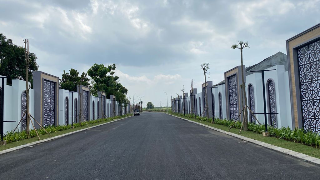 foto posisi tengah perumahan SAFIRA GOLD MANSION