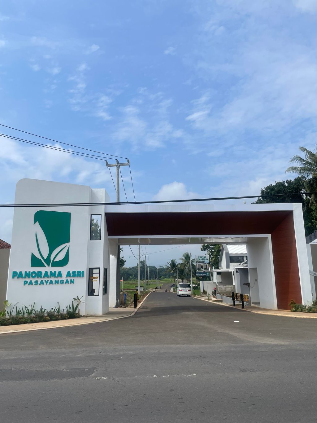 foto gerbang perumahan PANORAMA ASRI PASAYANGAN