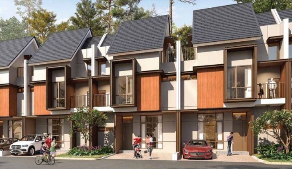 foto tampak rumah tipe PINEA STD - STANDARD perumahan CITRA ECOPOLIS RAYA - CLUSTER THE TREES/PINE TREES