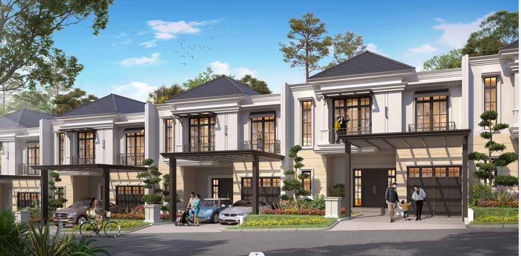 foto tampak rumah tipe SPLENDOR B.12/20 - GHZ perumahan PERUMAHAN CITRA CITY SENTUL KAWASAN PREMIUM
