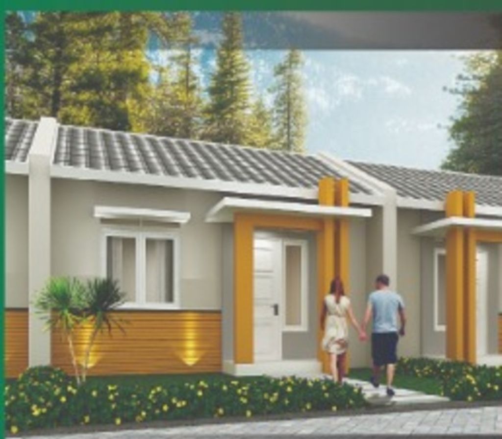 foto tampak rumah tipe 36/72 perumahan COCO GARDEN