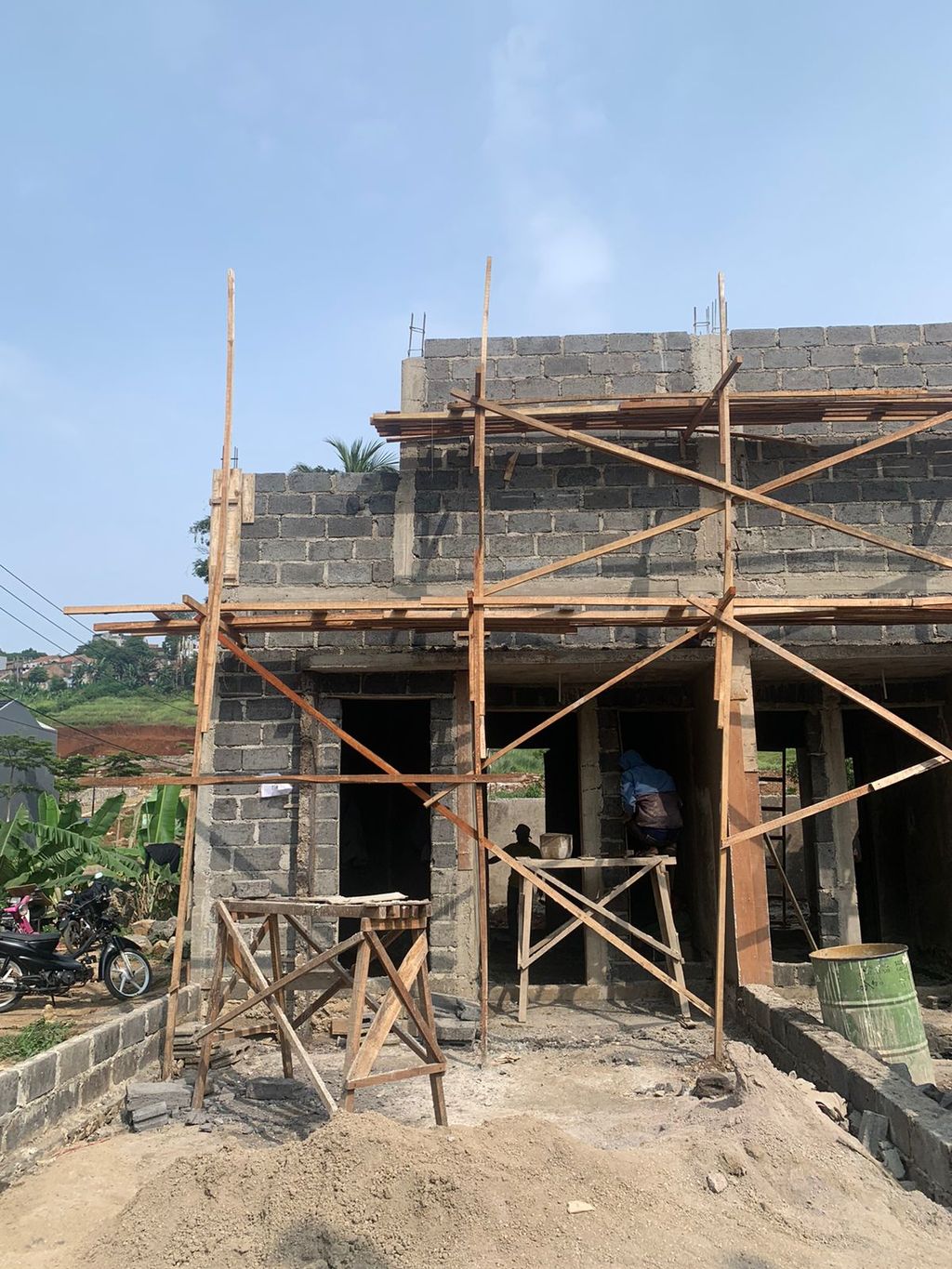 foto tampak rumah tipe 30 1 Lantai Landed (354) perumahan G-Land Padalarang Valley