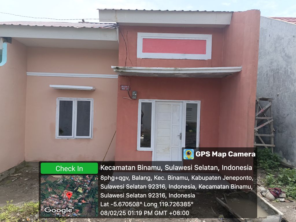 foto denah rumah tipe 36/78 perumahan GRAHA RAYA ALFA MAS