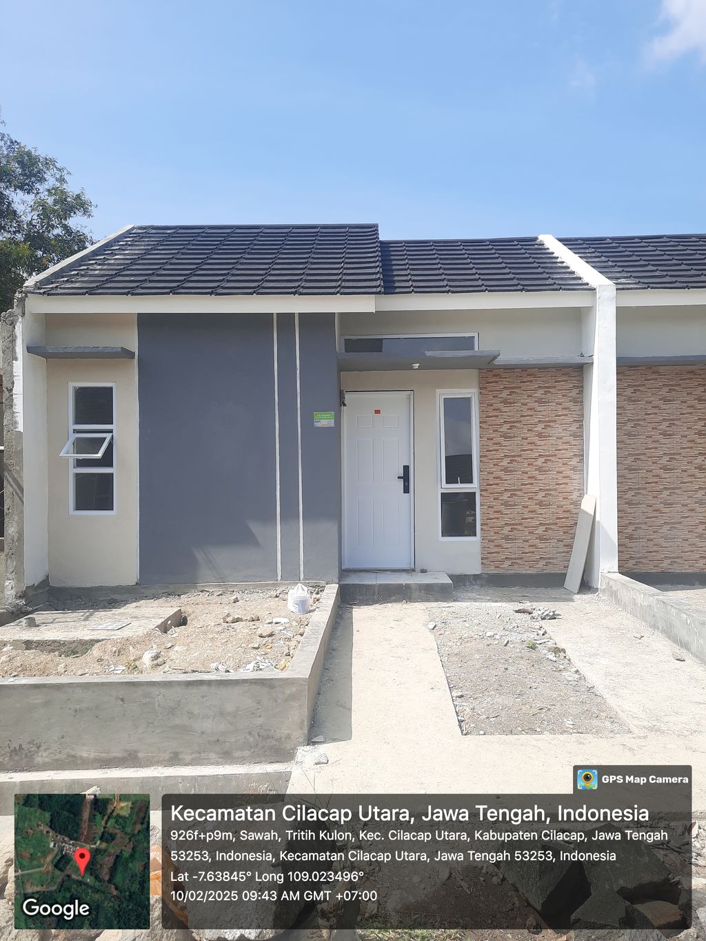 foto tampak rumah tipe 31/60 E4.5 perumahan TRITIH GOLF RESIDENCE TAHAP 2