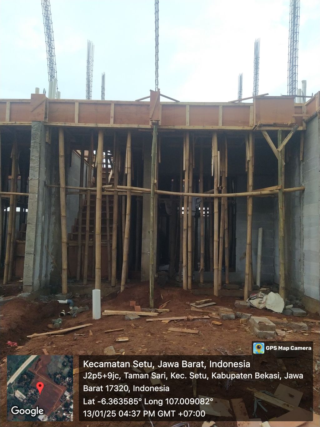 foto contoh rumah perumahan Mustika Garden Tamansari
