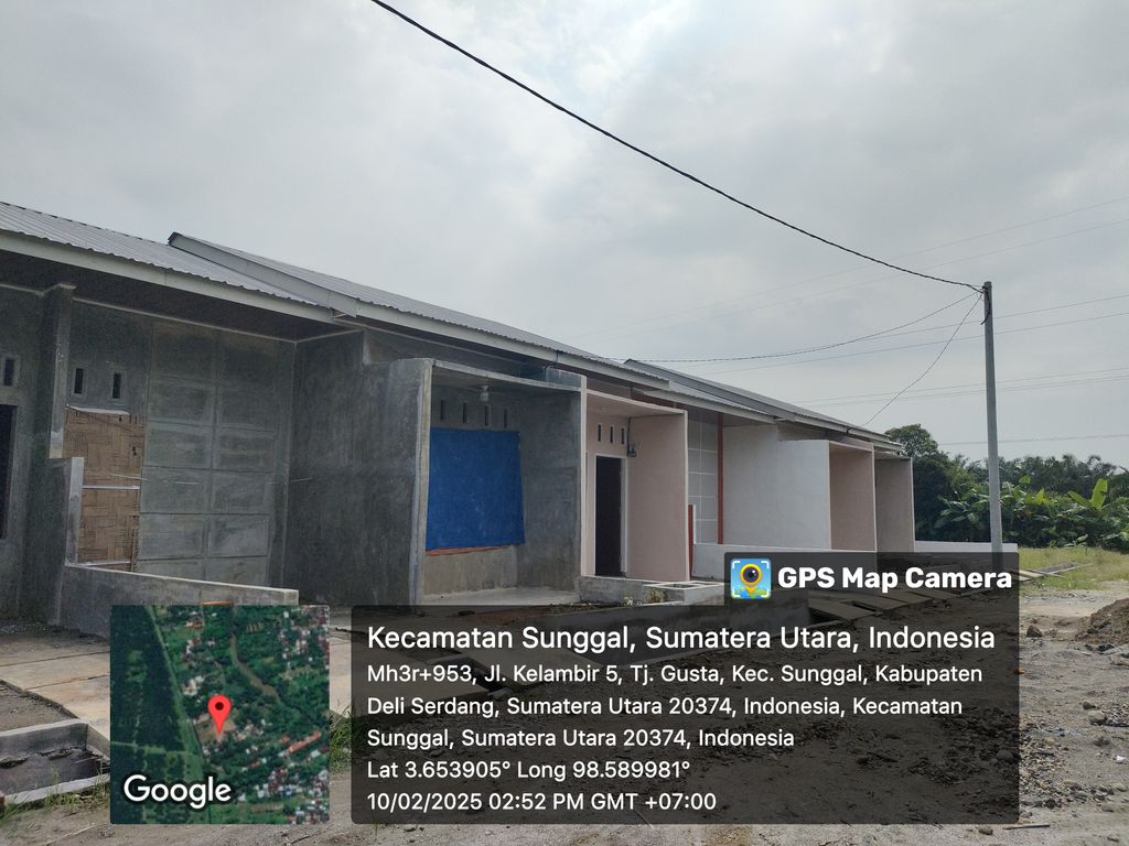 foto posisi tengah perumahan Puri Reveno Asri