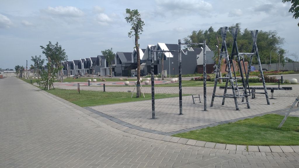 foto posisi tengah perumahan BREEZE GARDEN