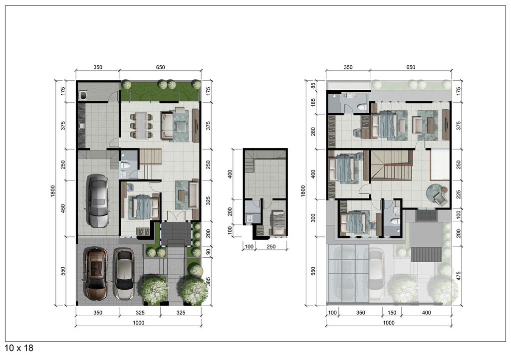 foto denah rumah tipe BARITE perumahan CITRALAND PUNCAK TIDAR MALANG TAHAP II