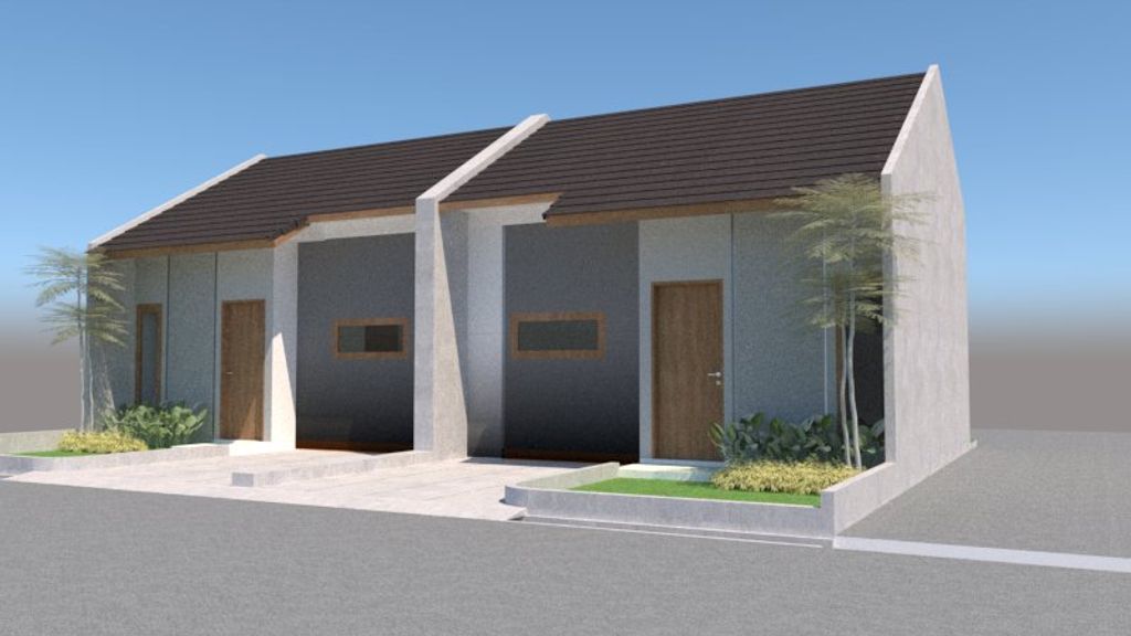 foto tampak rumah tipe T. 30 6X10 perumahan Rancaekek Permai 2