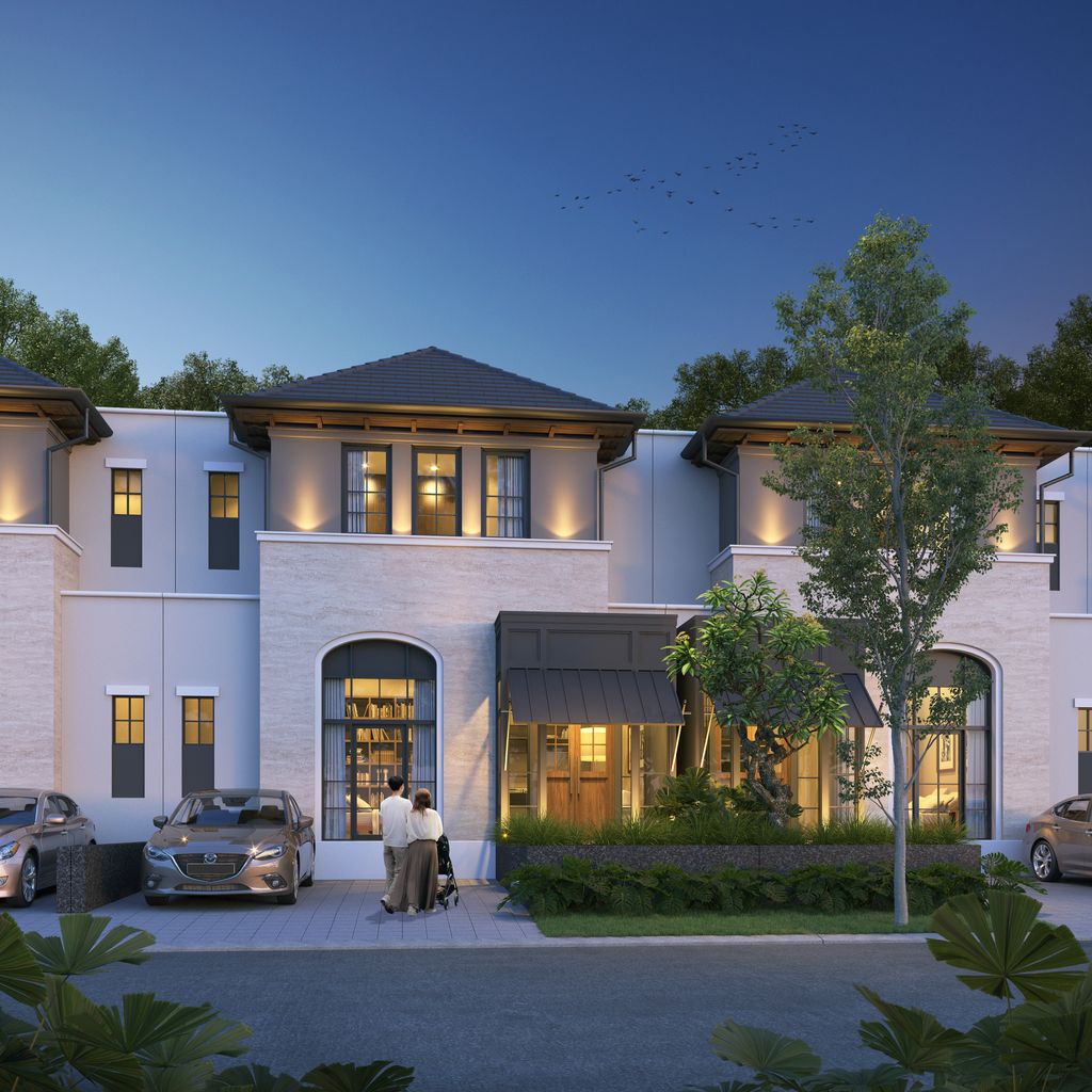 foto tampak rumah tipe NEW BRECCIA perumahan CITRALAND PUNCAK TIDAR MALANG TAHAP II