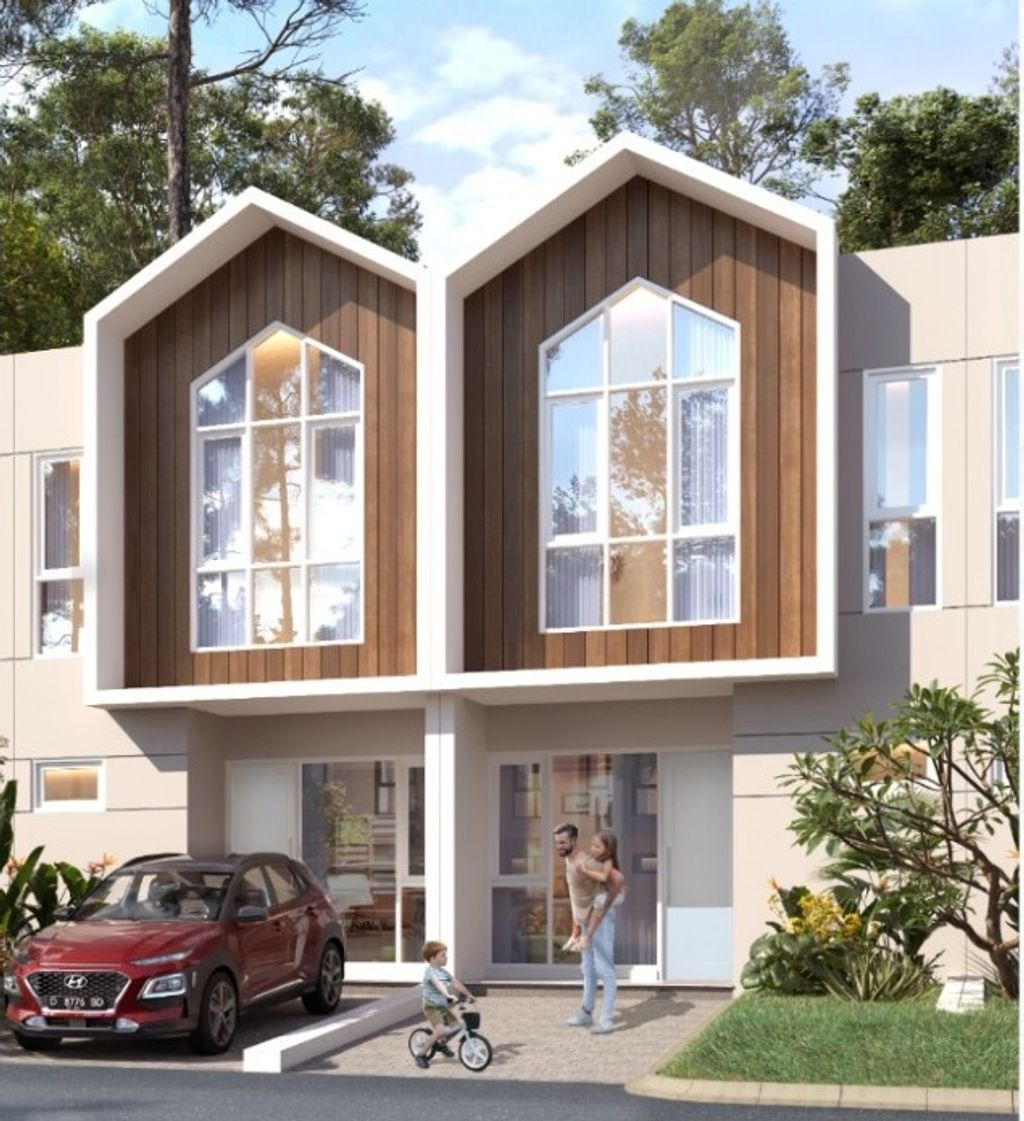foto tampak rumah tipe AYAKA 2 STD - EXTENSION perumahan CITRA ECOPOLIS RAYA - ECO RESIDENCE - BELLE FLEUR EXT