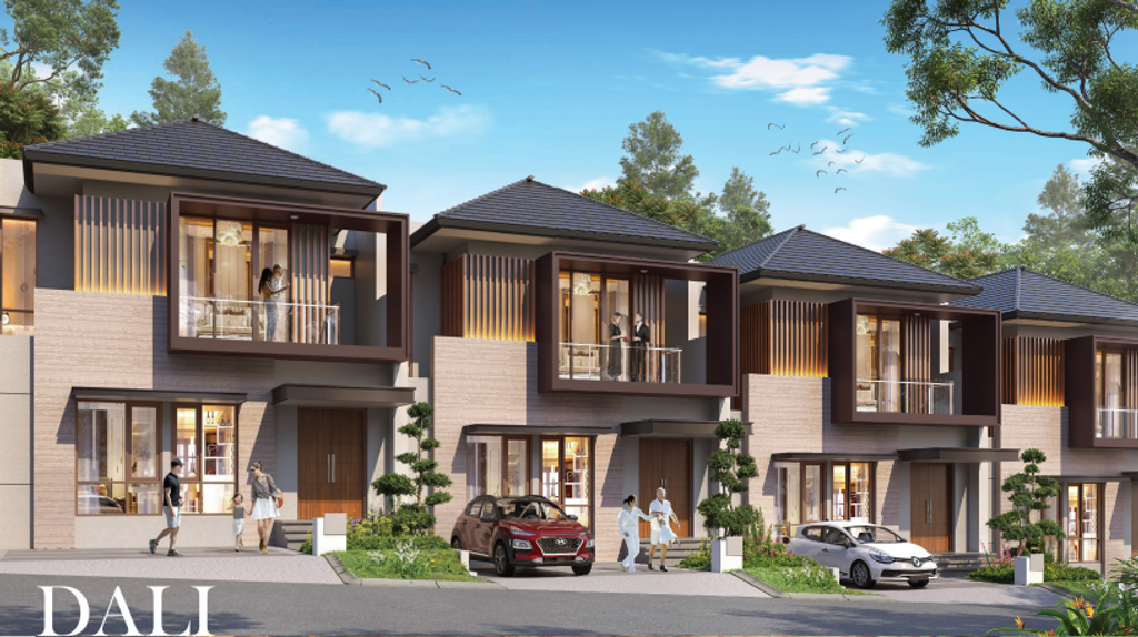 foto tampak rumah tipe DALI E.06/01 - RSF perumahan PERUMAHAN CITRA CITY SENTUL KAWASAN PREMIUM