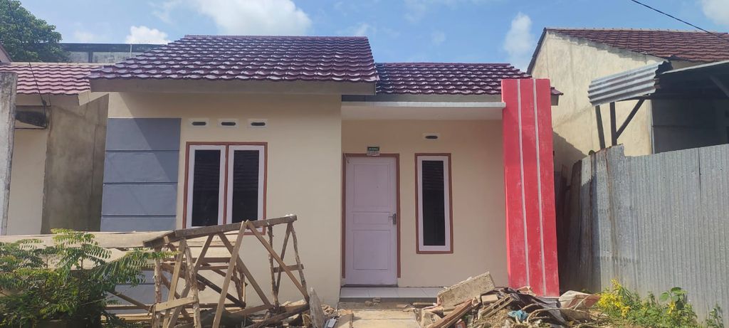 foto tampak rumah tipe 36/82 2025 perumahan Pelita Regency