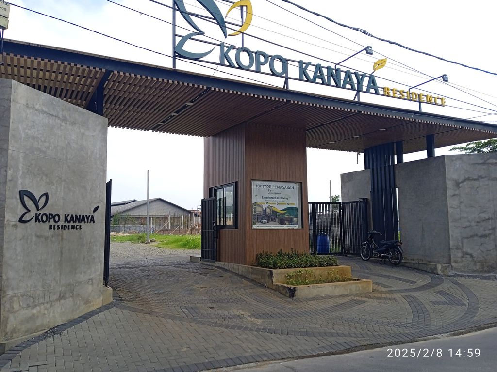 foto gerbang perumahan Kopo Kanaya Residence