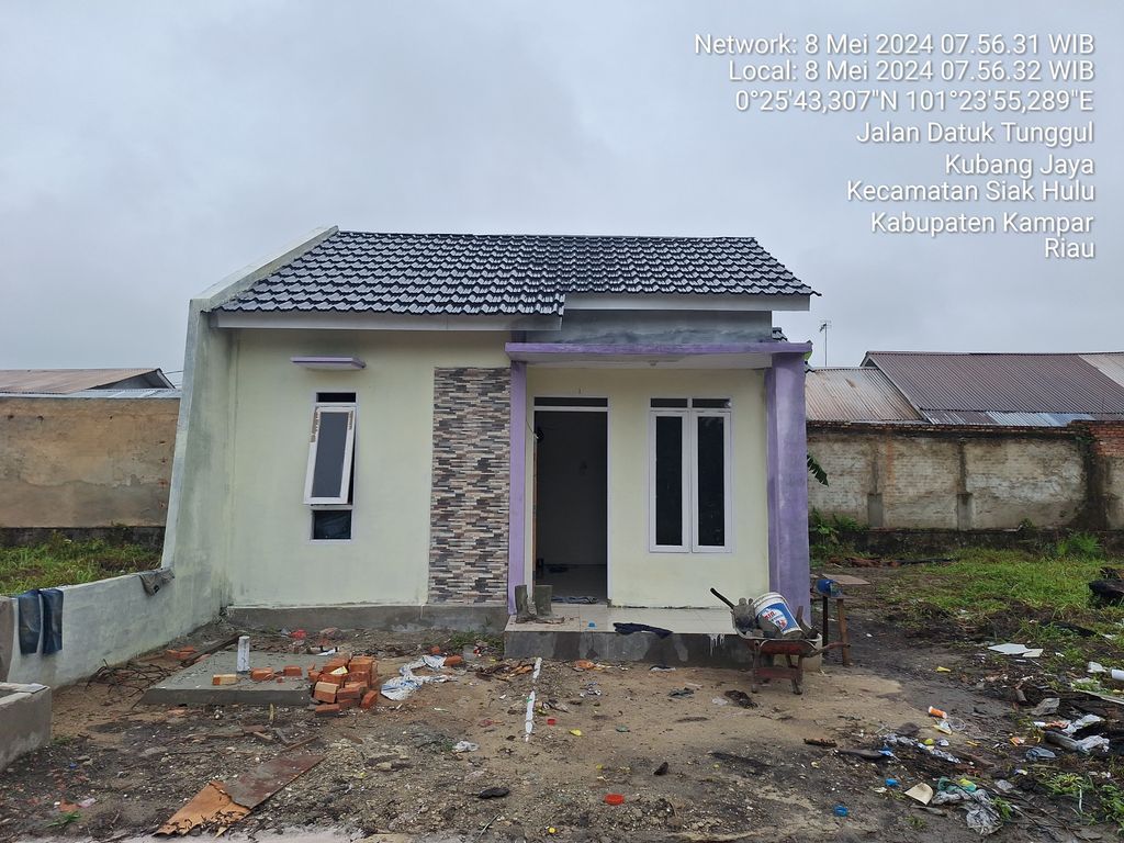 foto denah rumah tipe 36 perumahan TUNGGUL MAKMUR