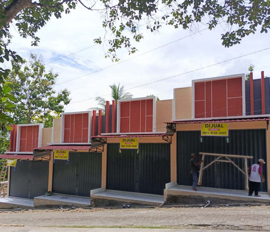 foto tampak rumah tipe KIOS perumahan NEW BUKIT TENTREM TRIWIDADI