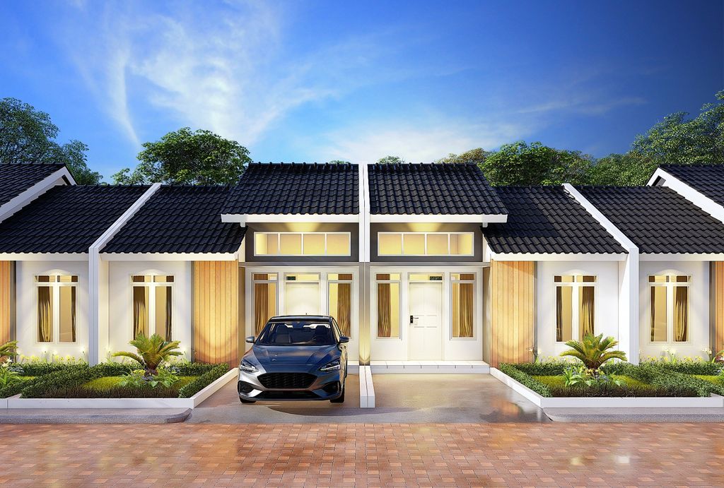 foto tampak rumah tipe Piresia perumahan GRIYA PESONA MADANI TAHAP 2