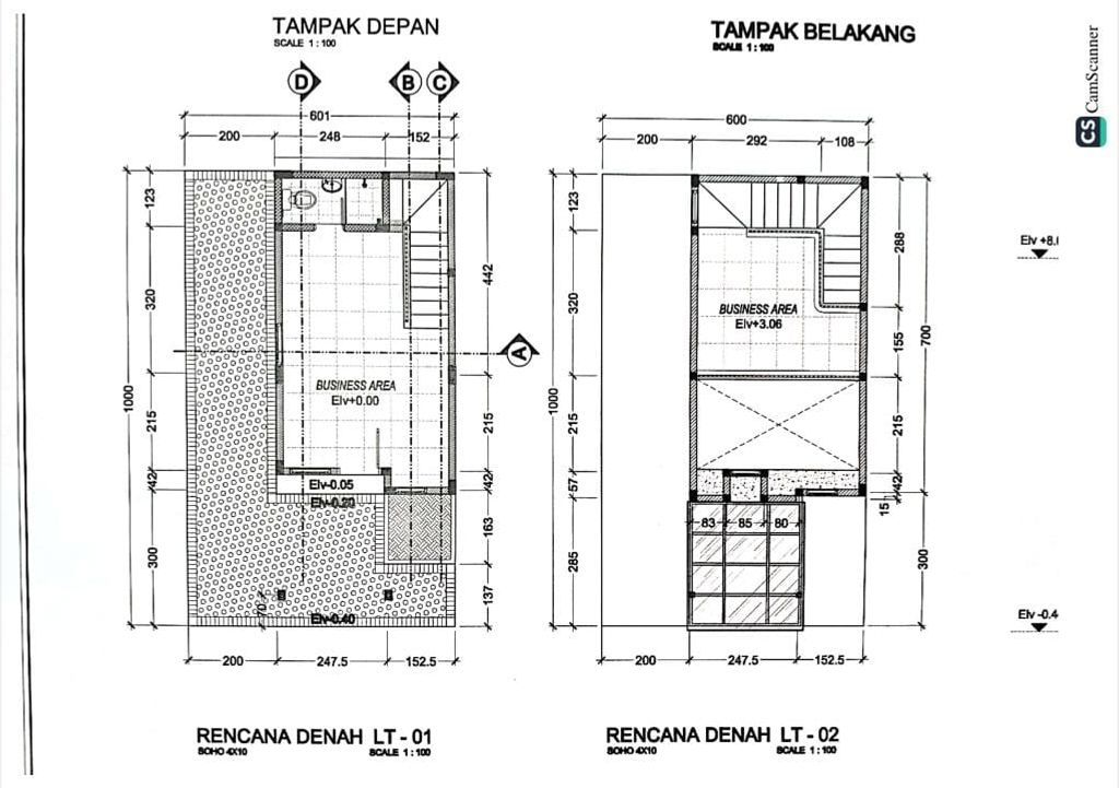foto denah rumah tipe Kvadra 47/60 perumahan The Araya