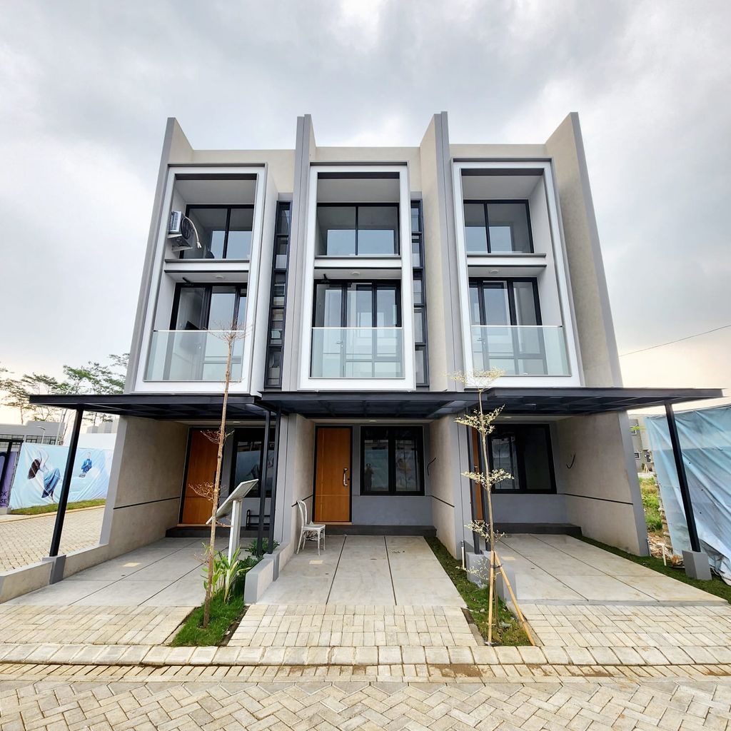 foto tampak rumah tipe Ziro 59/30 perumahan The Araya