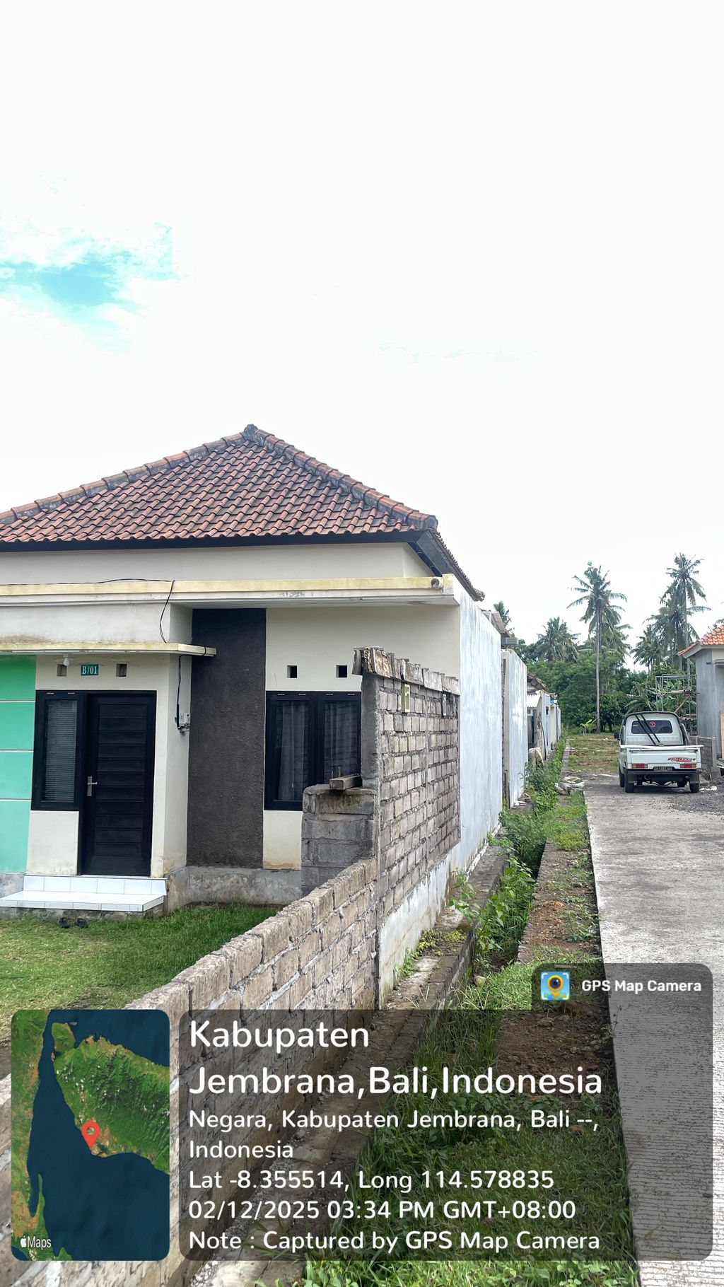 foto posisi tengah perumahan Griya Jati Asri 2