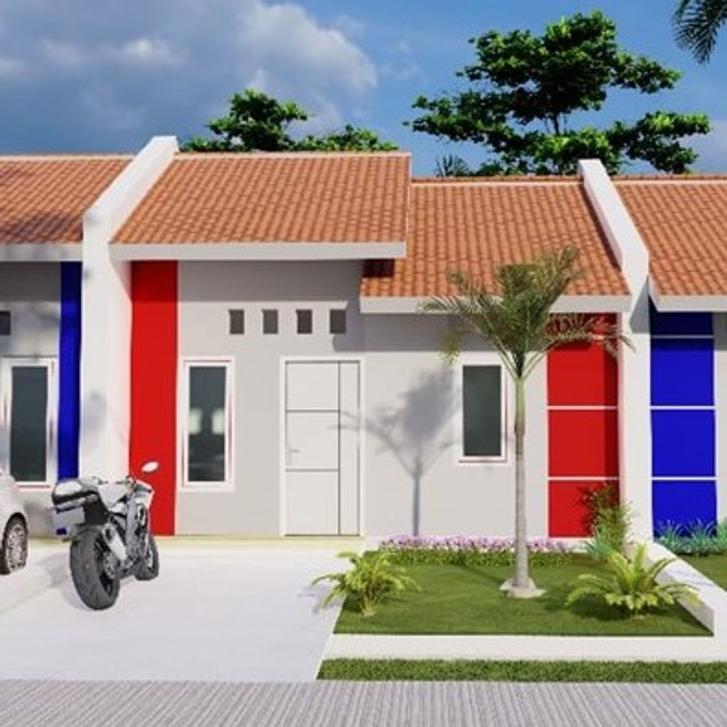 foto tampak rumah tipe 30A/68 perumahan GRIYA SERUNI PERMAI