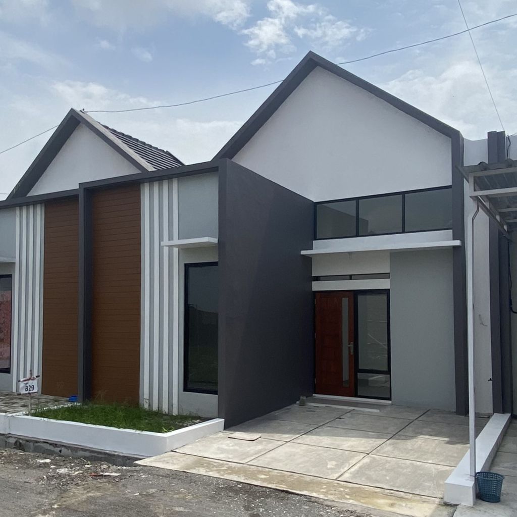 foto tampak rumah tipe 40/65 perumahan Ameera Residence 5