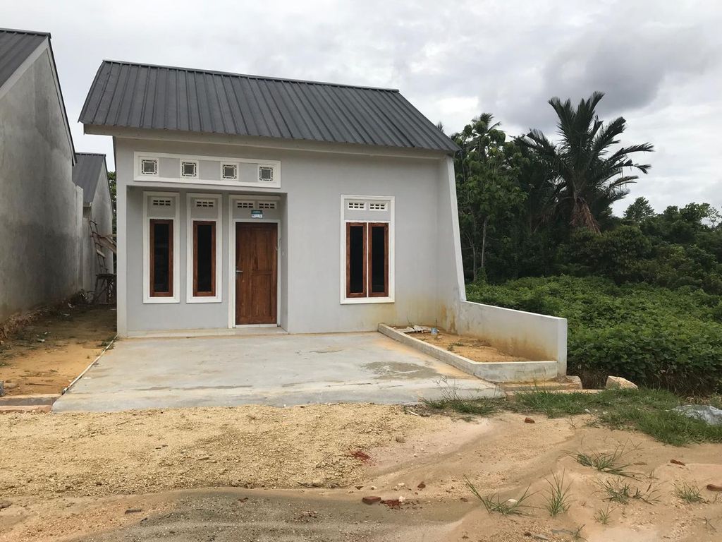 foto tampak rumah tipe Subsidi perumahan PERUMAHAN GREEN HOUSE