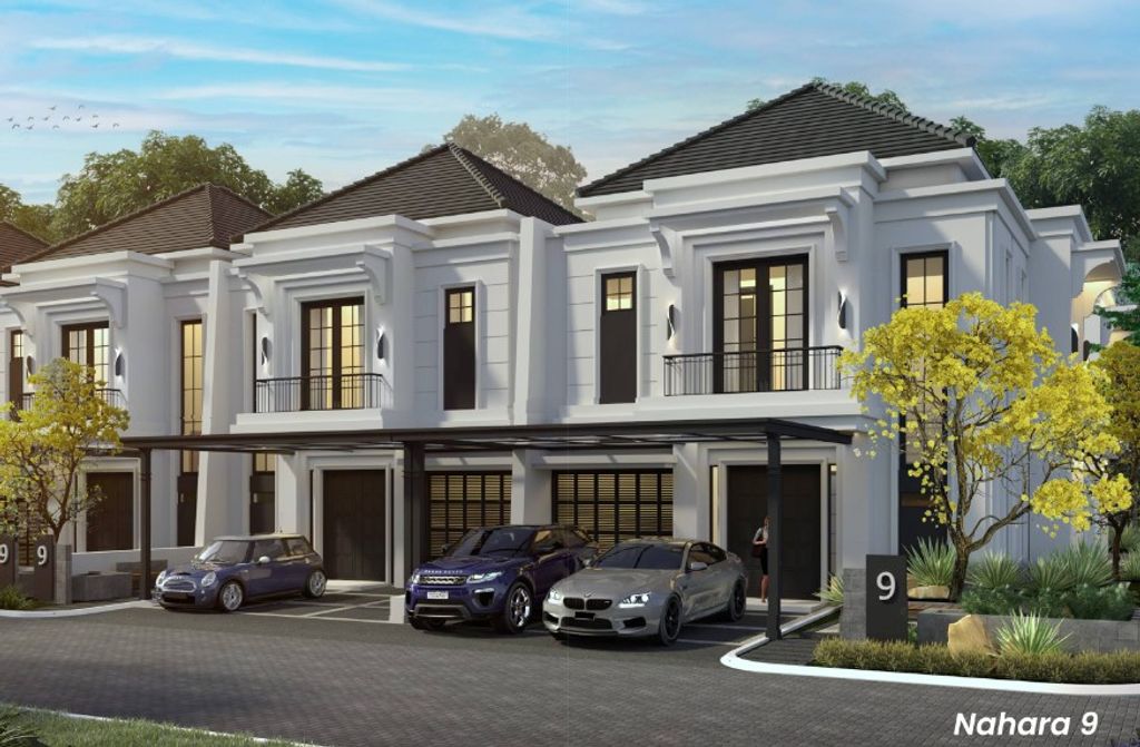 foto tampak rumah tipe NAHARA 9 HOOK 265 perumahan CIMANGGIS GOLF ESTATE
