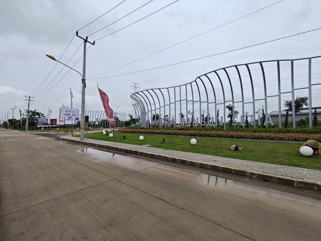 foto gerbang perumahan Amora Bangun Setia Tahap 2
