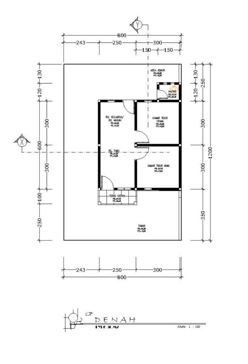foto denah rumah tipe 36 (173) perumahan KITA SEHATI