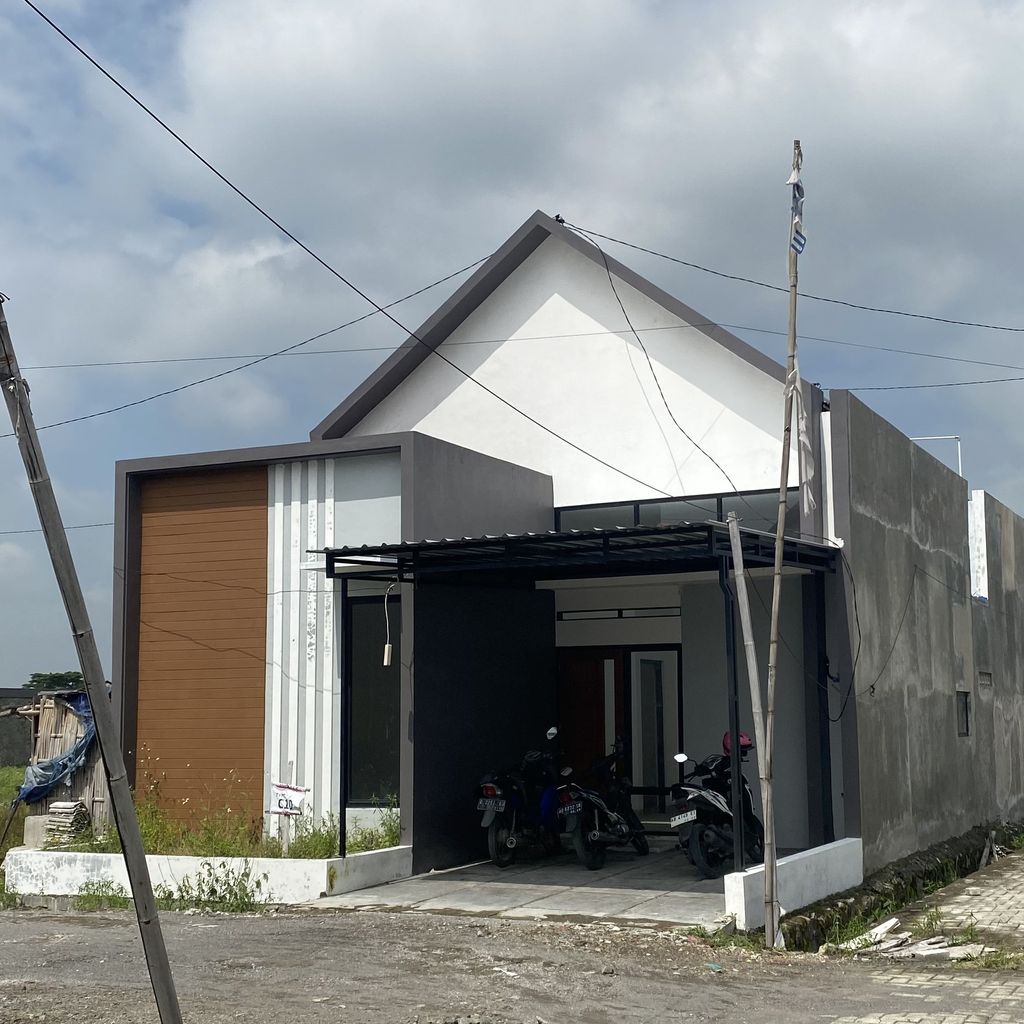 foto tampak rumah tipe 45/65 perumahan Ameera Residence 5
