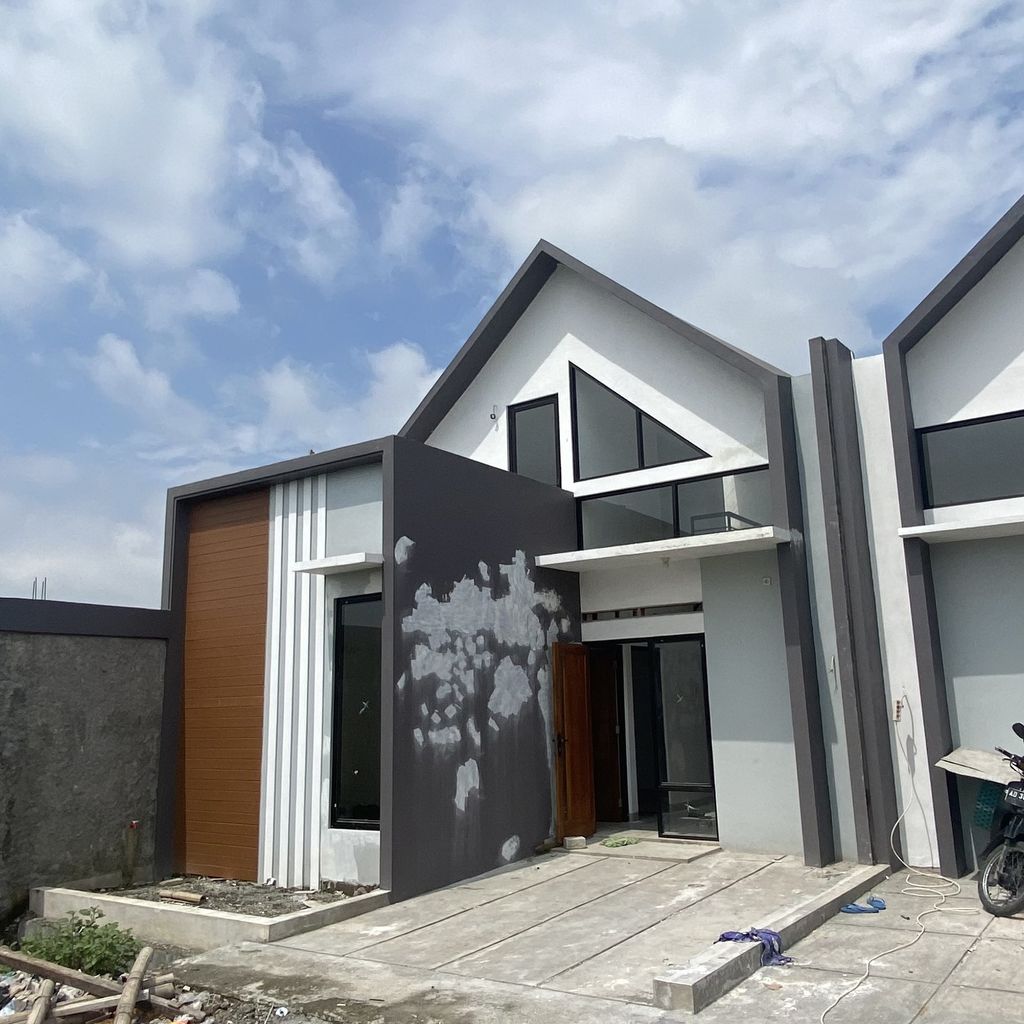 foto tampak rumah tipe 61/70 perumahan Ameera Residence 5