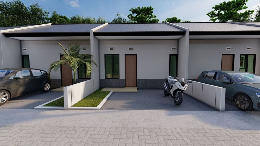 foto tampak rumah tipe unit subsidi perumahan ADIPATIH Residence 2