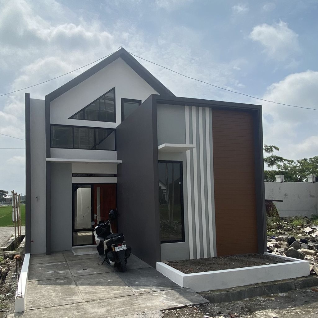 foto tampak rumah tipe 45/70 perumahan Ameera Residence 5