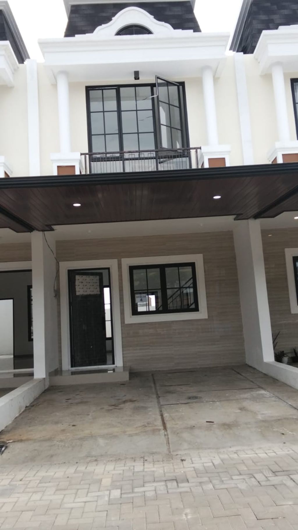 foto tampak rumah tipe 60 Compact Classic Athena 3 KT  (774) perumahan G-Land Padalarang Estate