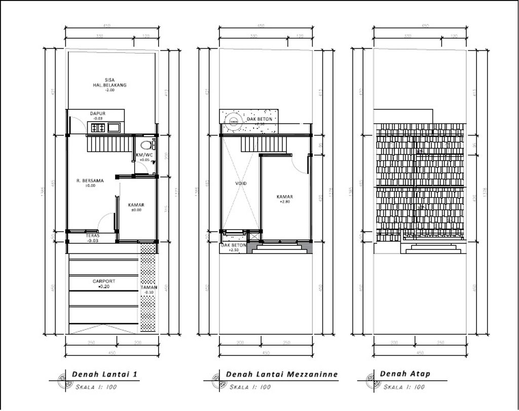 foto denah rumah tipe 36 Compact (424) perumahan G-Land Padalarang Residence 3