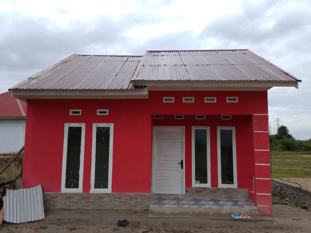 foto tampak rumah tipe 36 perumahan U.B GROUP RESIDENCE