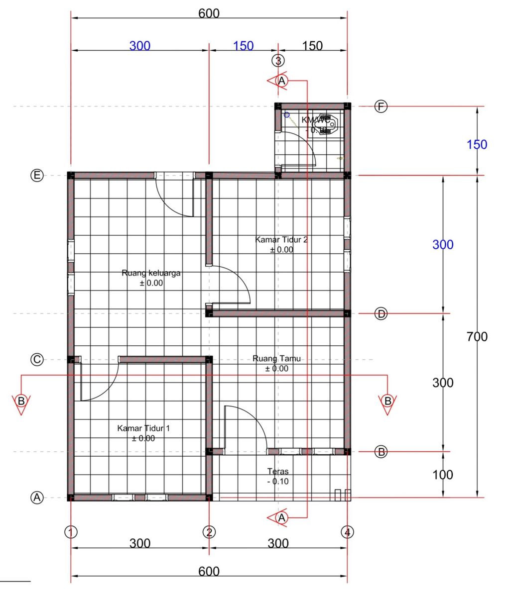 foto denah rumah tipe 36 (SUBSIDI) perumahan MUTIARA REGENCY 4