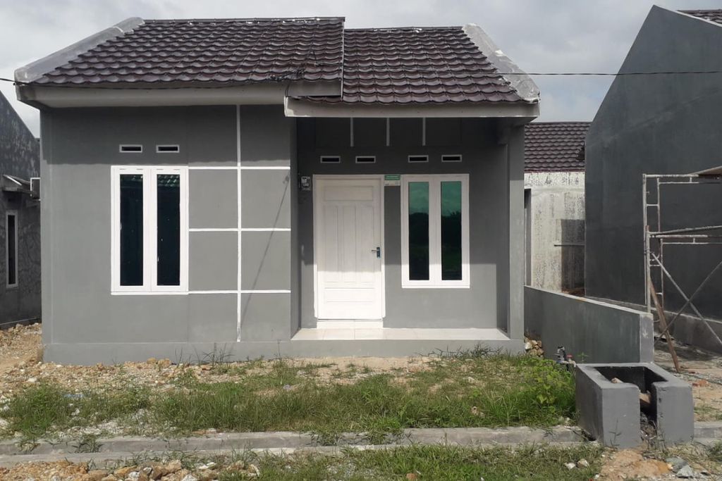 foto tampak rumah tipe 36 (SUBSIDI) perumahan MUTIARA REGENCY 4