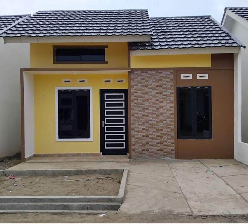 foto tampak rumah tipe 36 Tahun 2025 perumahan PINGGIR JAYA RESIDENCE